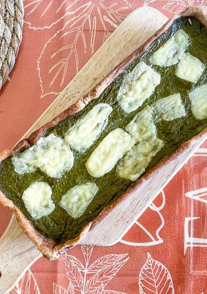 Une photo de Quiche aux épinards Gluten Free