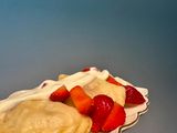 Пухкі вареники на пару з полуницею🍓