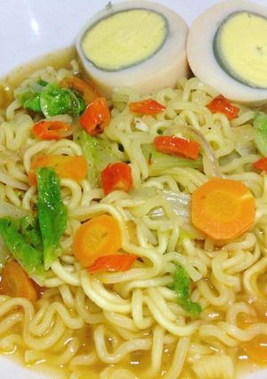 Foto resep Mie kuah Pedas