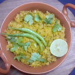 A picture of Cabbage and capsicum sabzi.