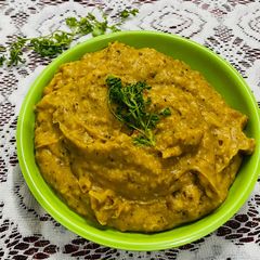 A picture of Besan Pitla Jhunka.
