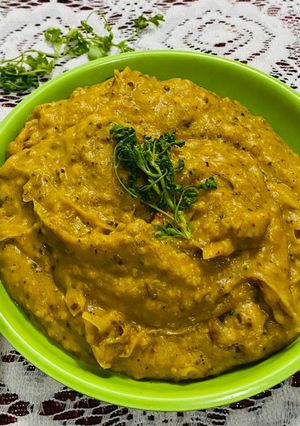 A picture of Besan Pitla Jhunka.