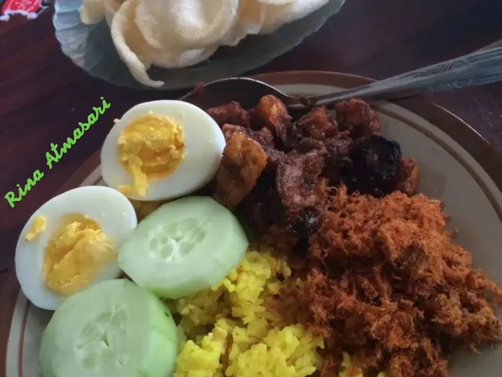 Cara Mudah Membuat Resep  Nasi Kuning Praktis🍃 yang Enak, Bisa Manjain Lidah