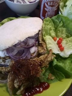 Gyros házi pitában recept fotója