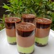 Avocado mousse cake