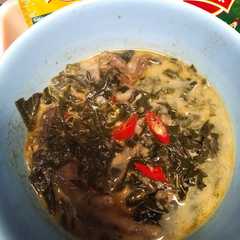A picture of Sayur lodeh daun singkong.