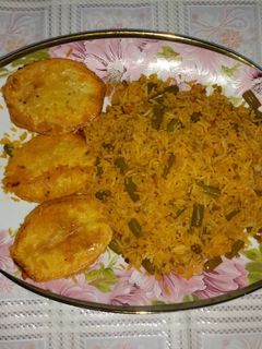 عکسی از دستور لوبیا پلو