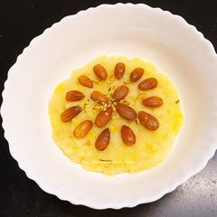 A picture of Mamounia - Cream of wheat pudding.