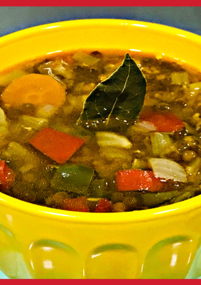 Una foto de Lentejas con verduras