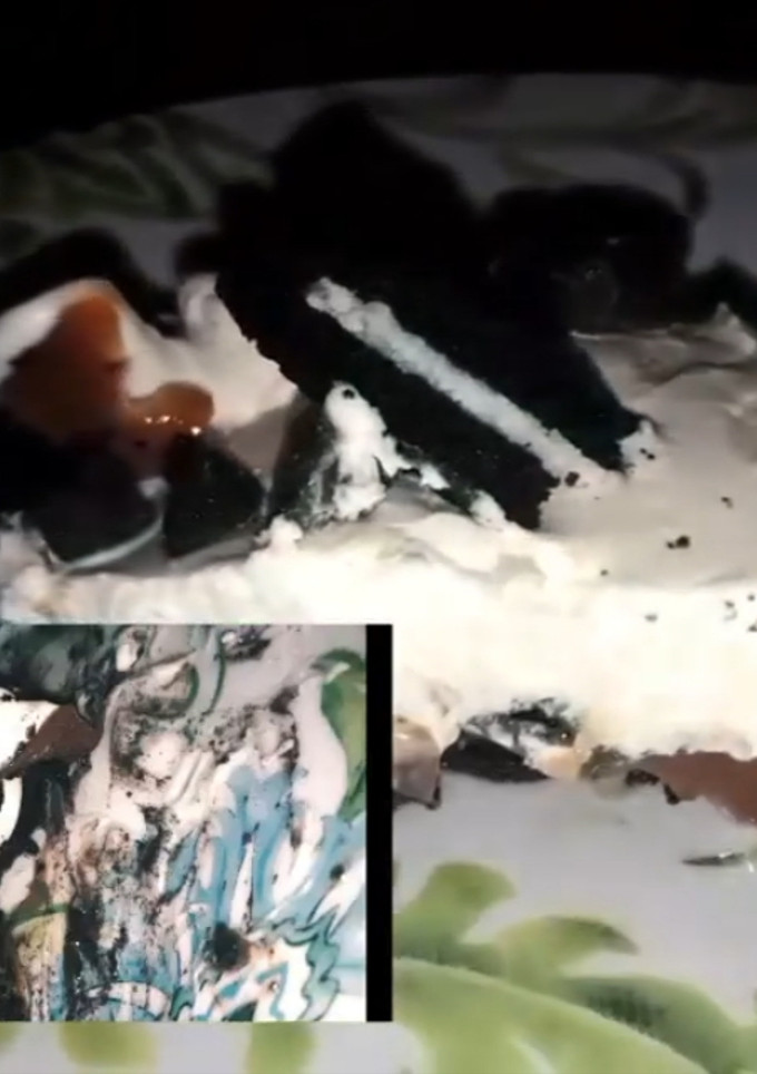 Una foto de Tarta oreo helada