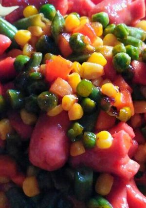Foto resep Tumis Sosis pedas manis