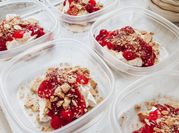 A picture of no-bake cheesecake