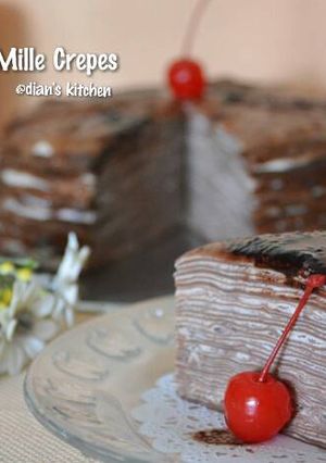 Foto resep Mille Crepes / Thousand Layer Cake