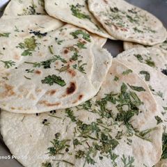 A picture of No Yeast Kulcha.