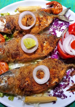 A picture of Paneer Stuffed Tawa Mackerel.
