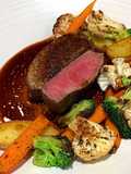 Steak night - balsamic redwine sauce