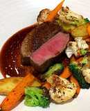 Steak night - balsamic redwine sauce