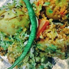 Egg Biryani with Mix Veggies A picture of Egg Biryani with Mix Veggies.