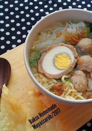 Foto resep Bakso Sapi Homemade #pr_recookmasakanberkuah