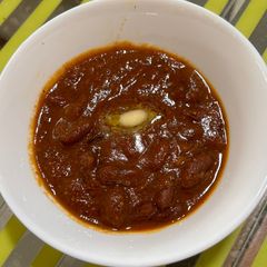 A picture of Rajma masala.