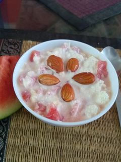 A picture of Watermelon kheer.