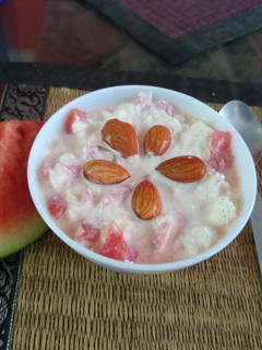 A picture of Watermelon kheer.