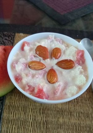 A picture of Watermelon kheer.