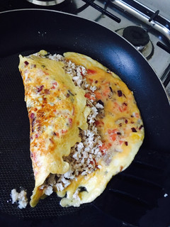 A picture of Chicken omelette.