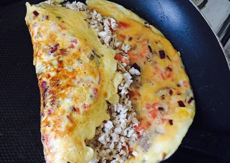 Simple Way to Make Award-winning Chicken omelette