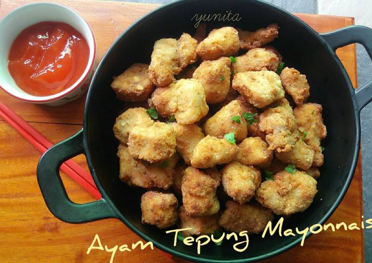 Cara Gampang Membuat Ayam Tepung Mayonnaise Anti Gagal