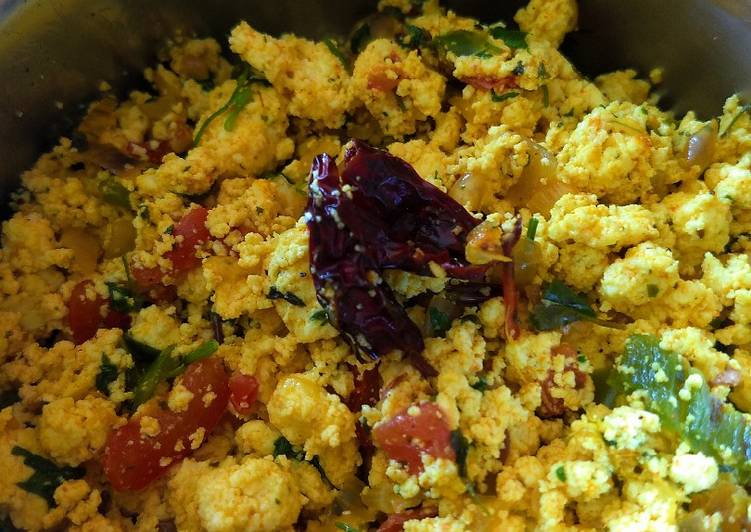 Paneer crumbled