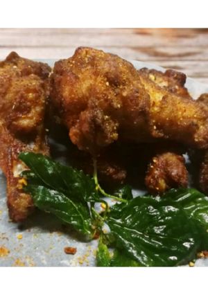 รูปของ 🍗ไก่ทอดวิ้งส์ลาบแซ่บ🌶️