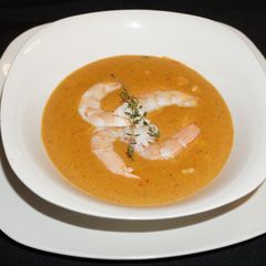 A picture of SHRIMP BISQUE. JON STYLE.