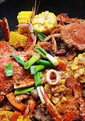 Foto resep Kepiting Mix Seafood Saus Rempah