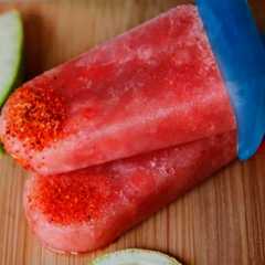 Una foto de Paletas heladas de Sandía