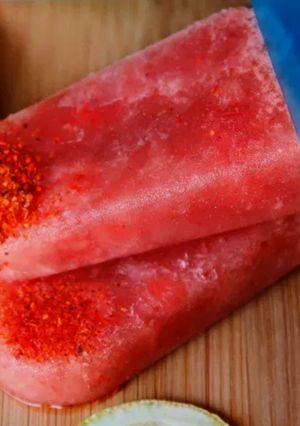 Una foto de Paletas heladas de Sandía