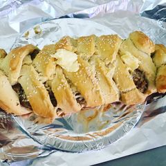 A picture of Chicken bread.