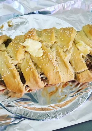 A picture of Chicken bread.