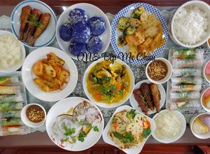 Hình của món Mâm cơm chay cúng rằm tháng Giêng (Quý Mão).