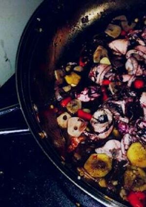 Foto resep Tumis Cumi Kuah Hitam