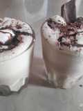 Cold coffee with ice cream