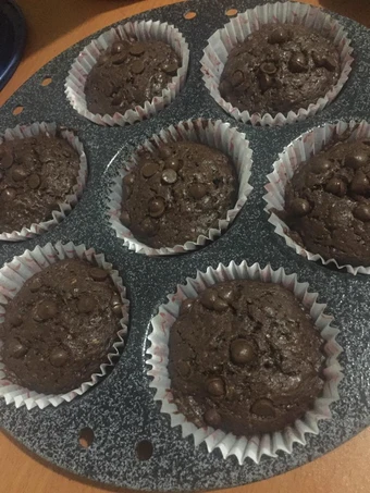 Cara Gampang Menyiapkan Resep  Banana Muffin double coklat yang Enak, Bisa Manjain Lidah