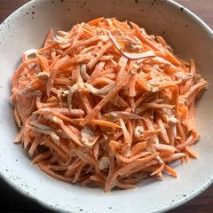 A picture of Carrot Tuna Mayo Salad.