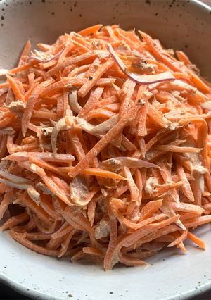 A picture of Carrot Tuna Mayo Salad.