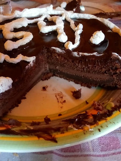 Una foto de Tarta Sacher con Monsieur plus