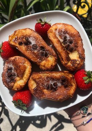 Une photo de 🥖 Pain perdu au four 🥖