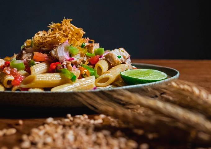 Langkah Mudah untuk Menyiapkan Resep Penne Ikan Asap Dabu-Dabu, Gurih dan Menyegarkan yang Lezat Sekali