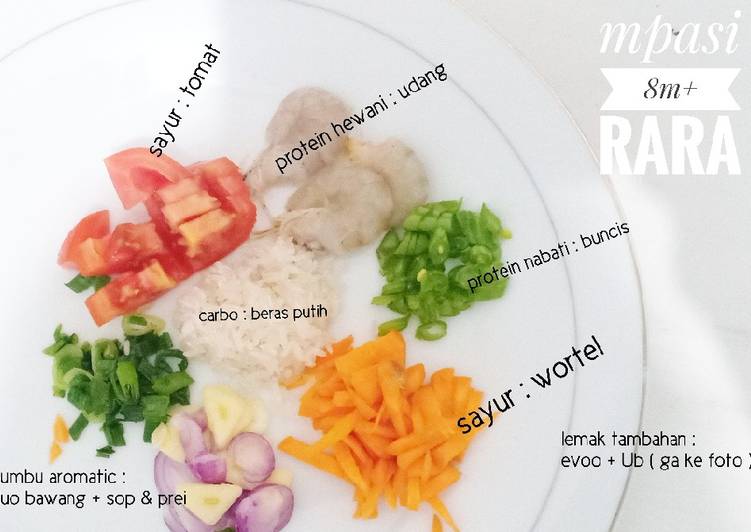 Resep Mpasi menu 4 bintang bayi 8m+ yang Lezat