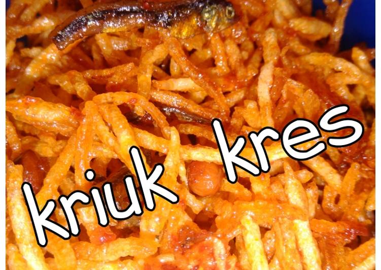 Resep: Kering kentang teri kacang yang Renyah