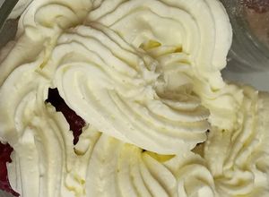 Una foto de Crema chantilly
